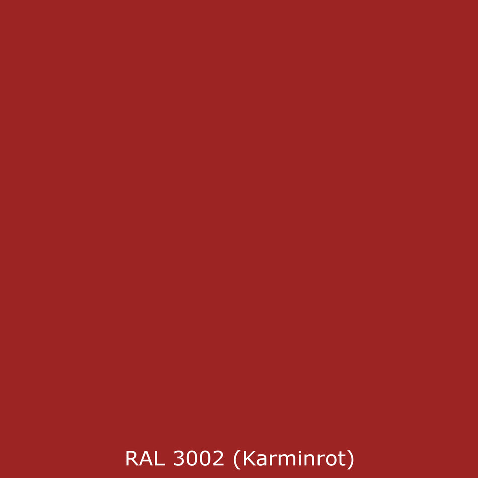 Toilettenrückwand Einfarbig RAL 3002 Karminrot