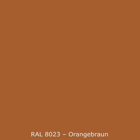 Toilettenrückwand Einfarbig RAL 8023 Orangbraun