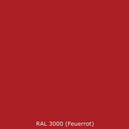 Toilettenrückwand Einfarbig RAL 3000 Feuerrot
