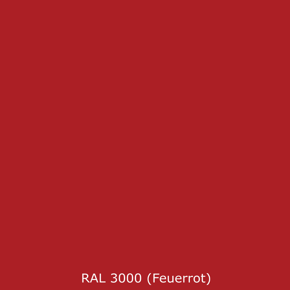 Toilettenrückwand Einfarbig RAL 3000 Feuerrot