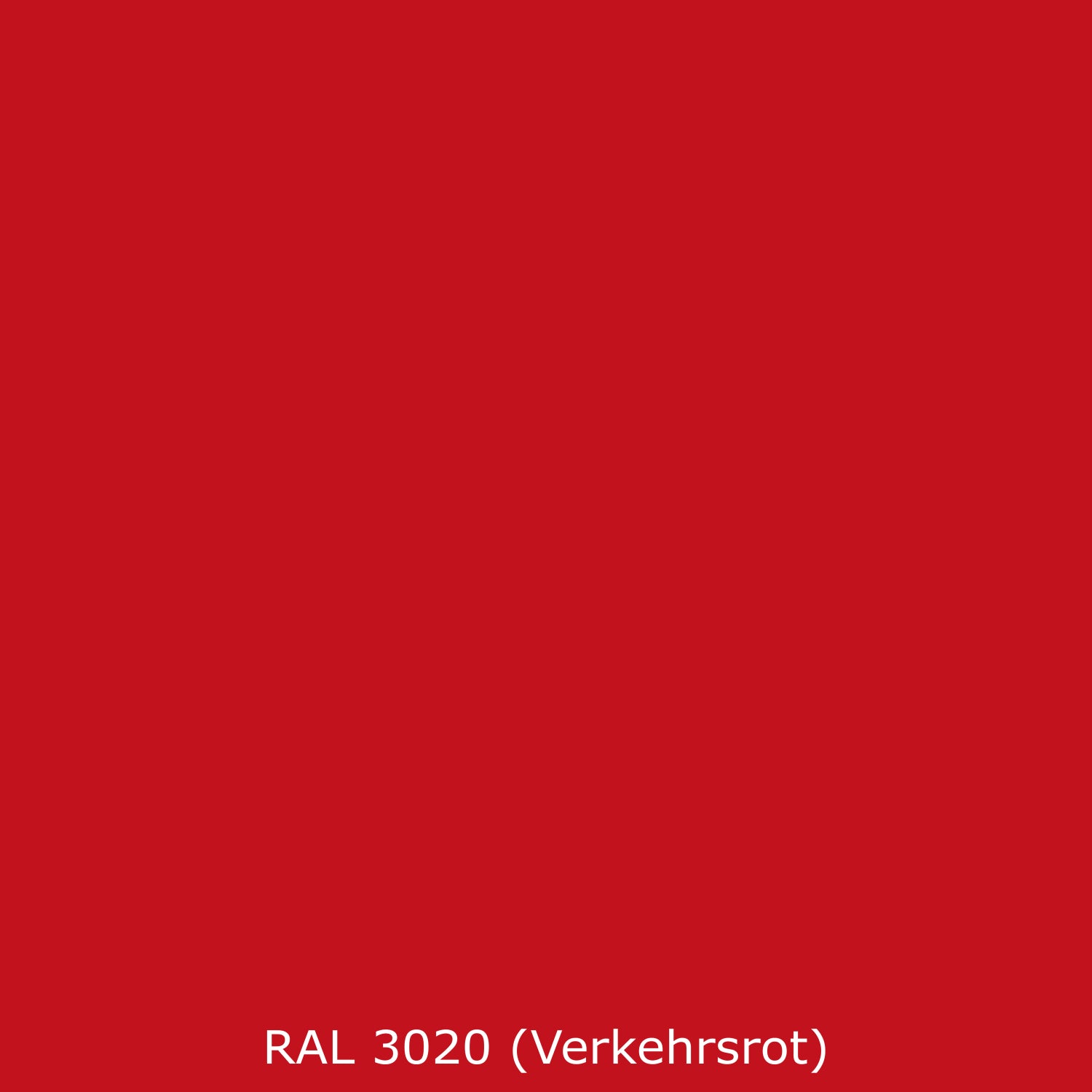 Toilettenrückwand Einfarbig RAL 3020 Verkehrsrot