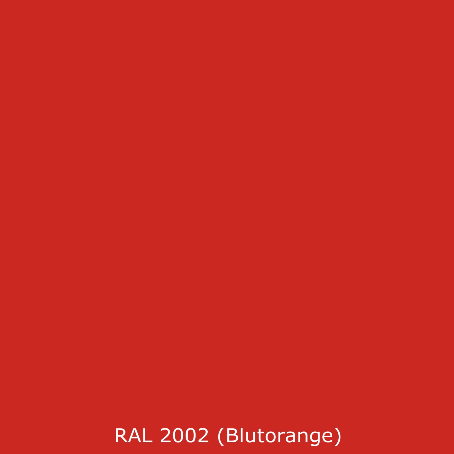 Toilettenrückwand Einfarbig RAL 2002 Blutorange