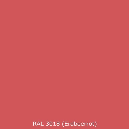 Toilettenrückwand Einfarbig RAL 3018 Erdbeerrot
