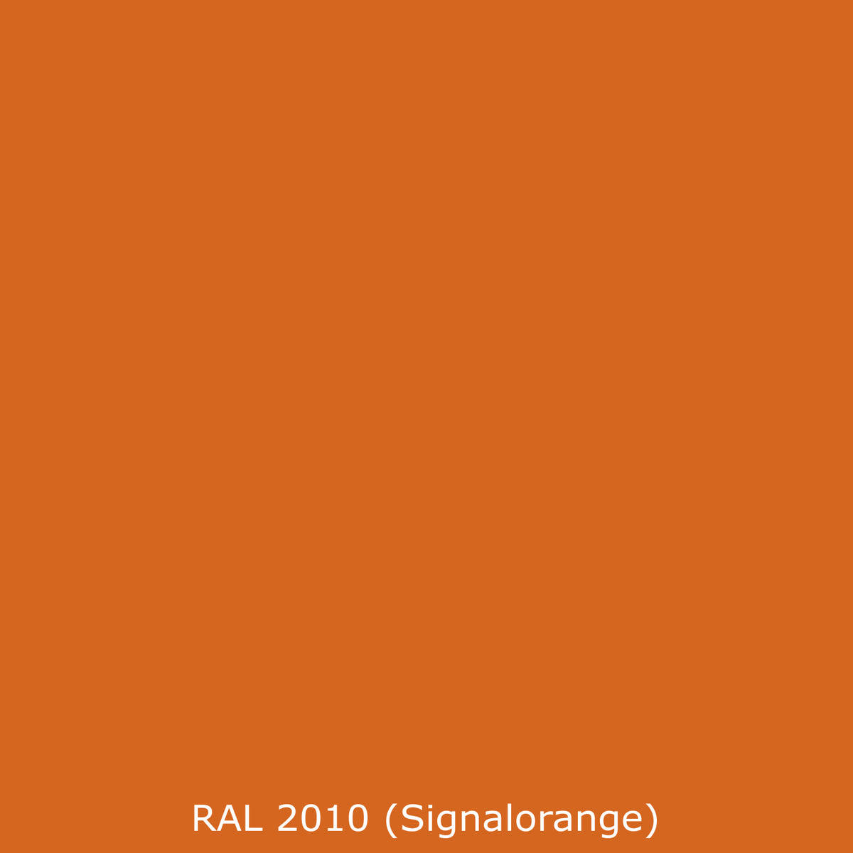 Toilettenrückwand Einfarbig RAL 2010 Signalorange