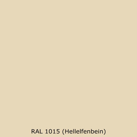 Toilettenrückwand Einfarbig RAL 1015 Hellelfenbein