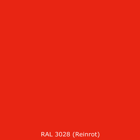 Toilettenrückwand Einfarbig RAL 3028 Reinrot