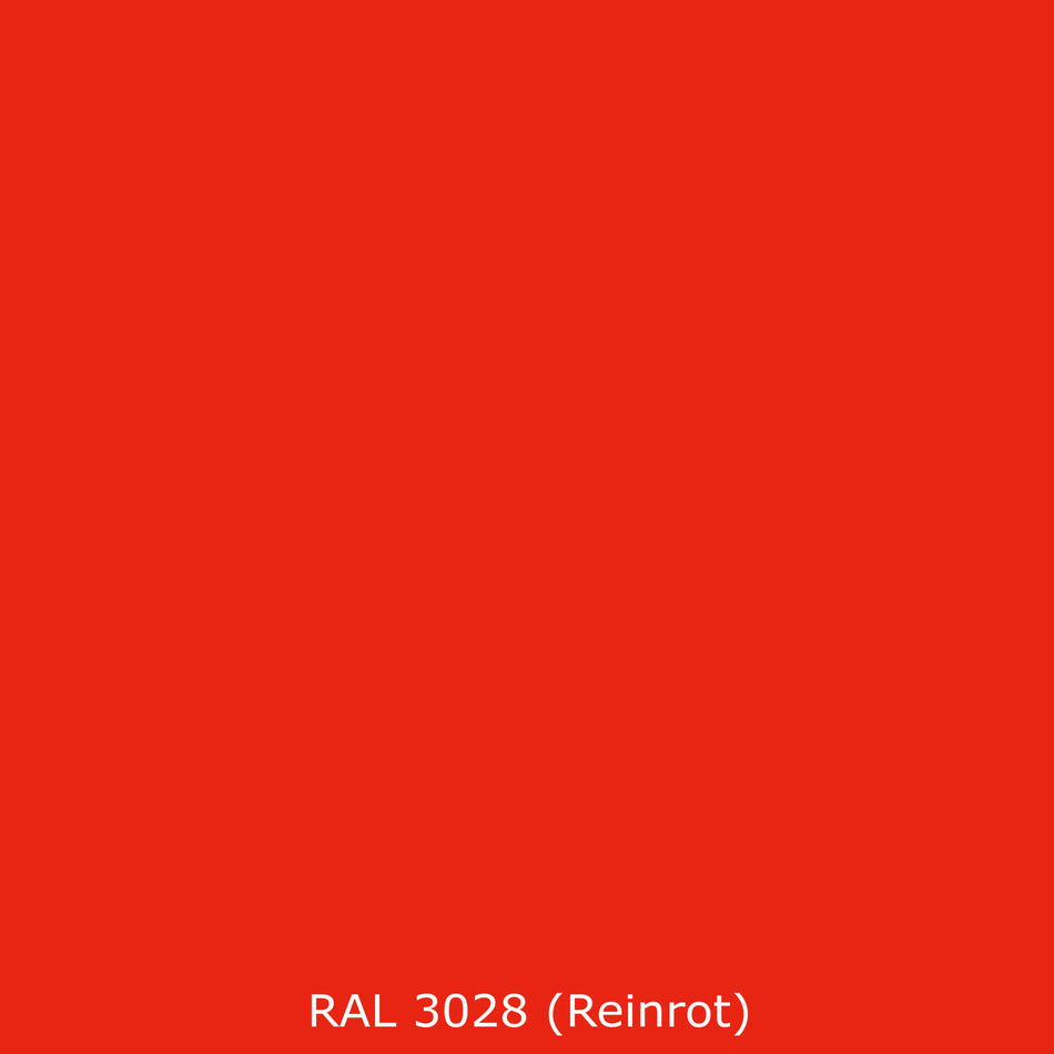 Toilettenrückwand Einfarbig RAL 3028 Reinrot