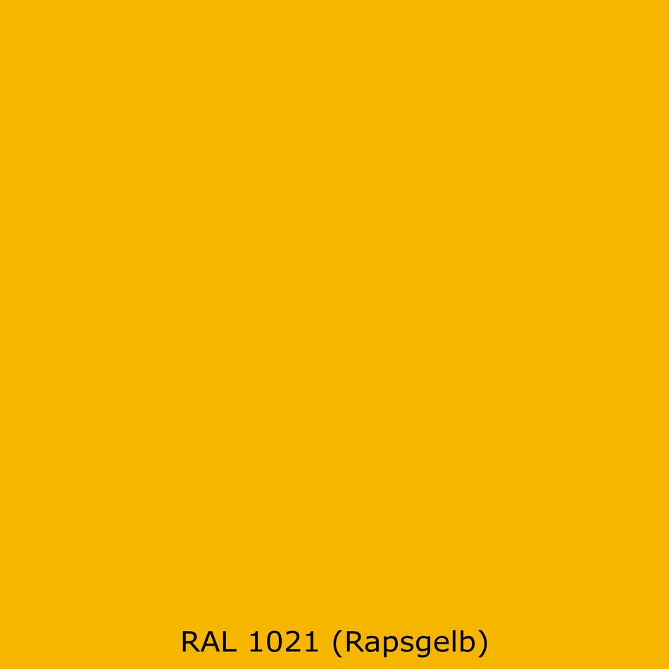 Toilettenrückwand Einfarbig RAL 1021 Rapsgelb