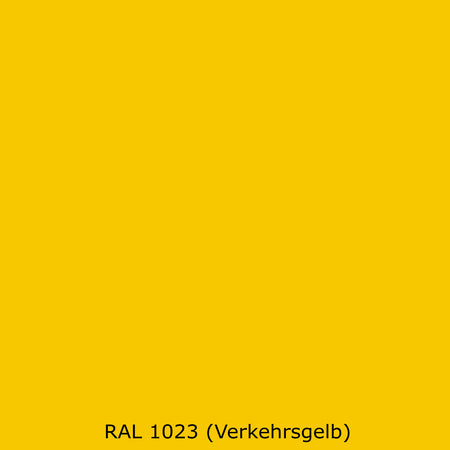 Toilettenrückwand Einfarbig RAL 1023 Verkehrsgelb
