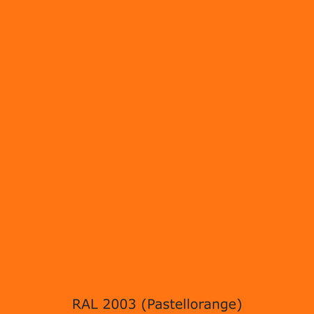 Toilettenrückwand Einfarbig RAL 2003 Pastellorange