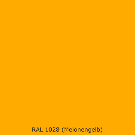 Toilettenrückwand Einfarbig RAL 1028 Melonengelb