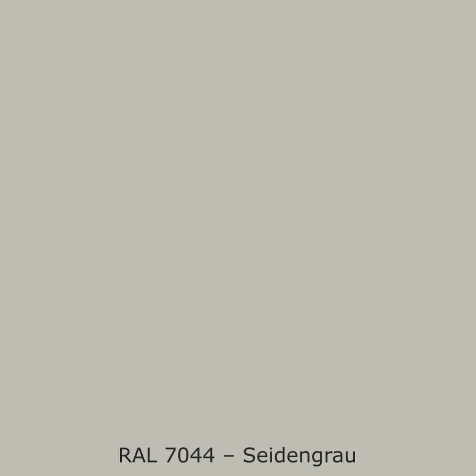 Toilettenrückwand Einfarbig RAL 7044 Seidengrau