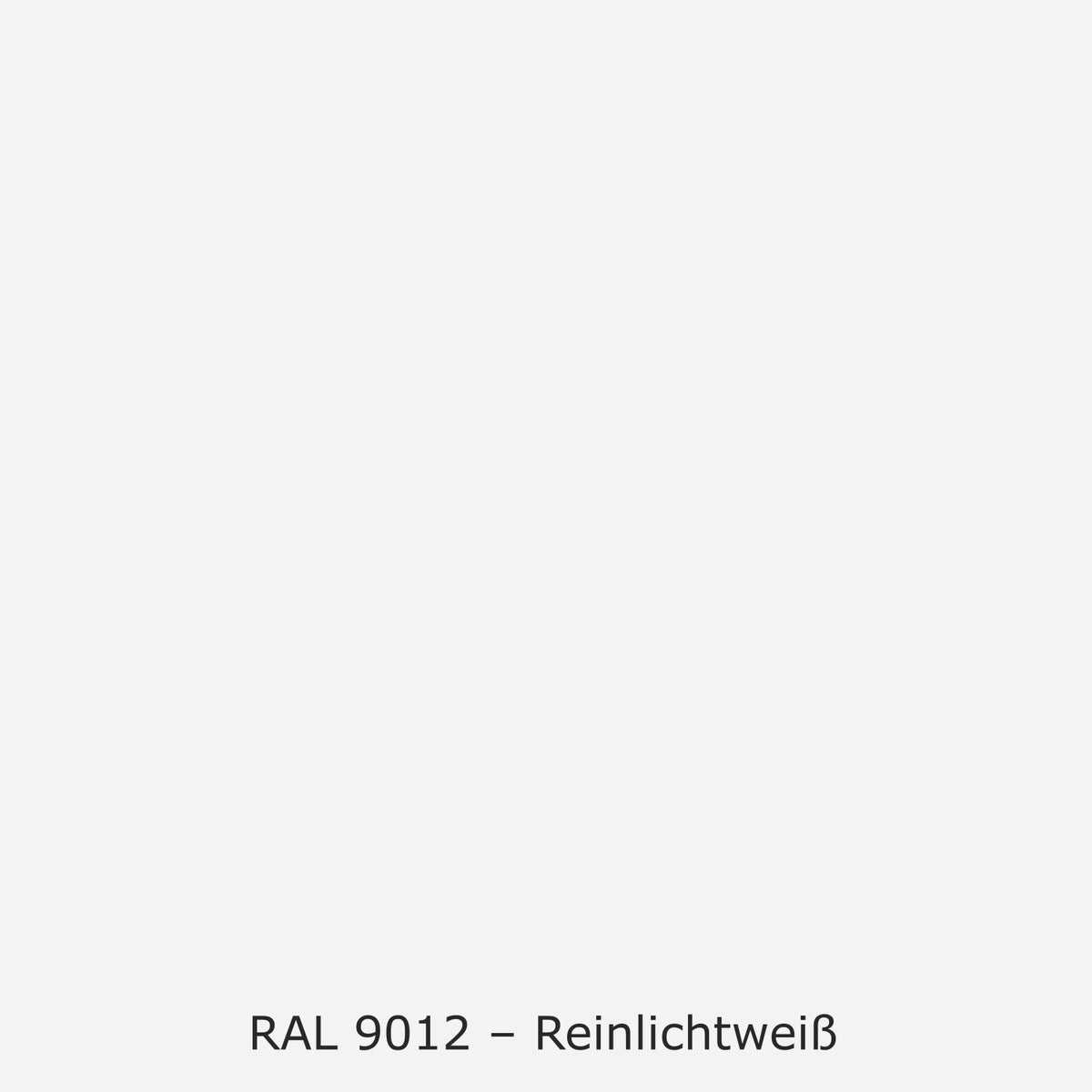 Toilettenrückwand Einfarbig RAL 9012 Reinlichtweiß