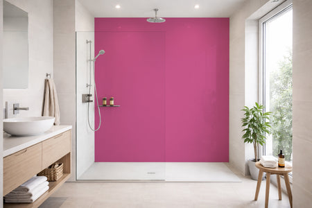 Toilettenrückwand Einfarbig RAL 4003 Erikaviolett