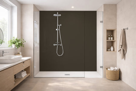 Toilettenrückwand Einfarbig RAL 6014 Gelboliv