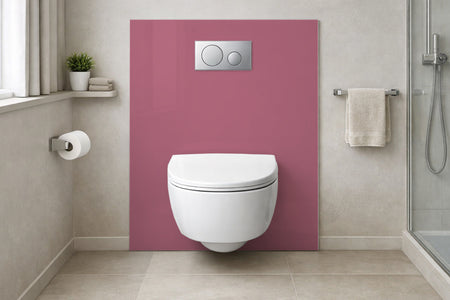 Toilettenrückwand Einfarbig RAL 3033 Perlorosa