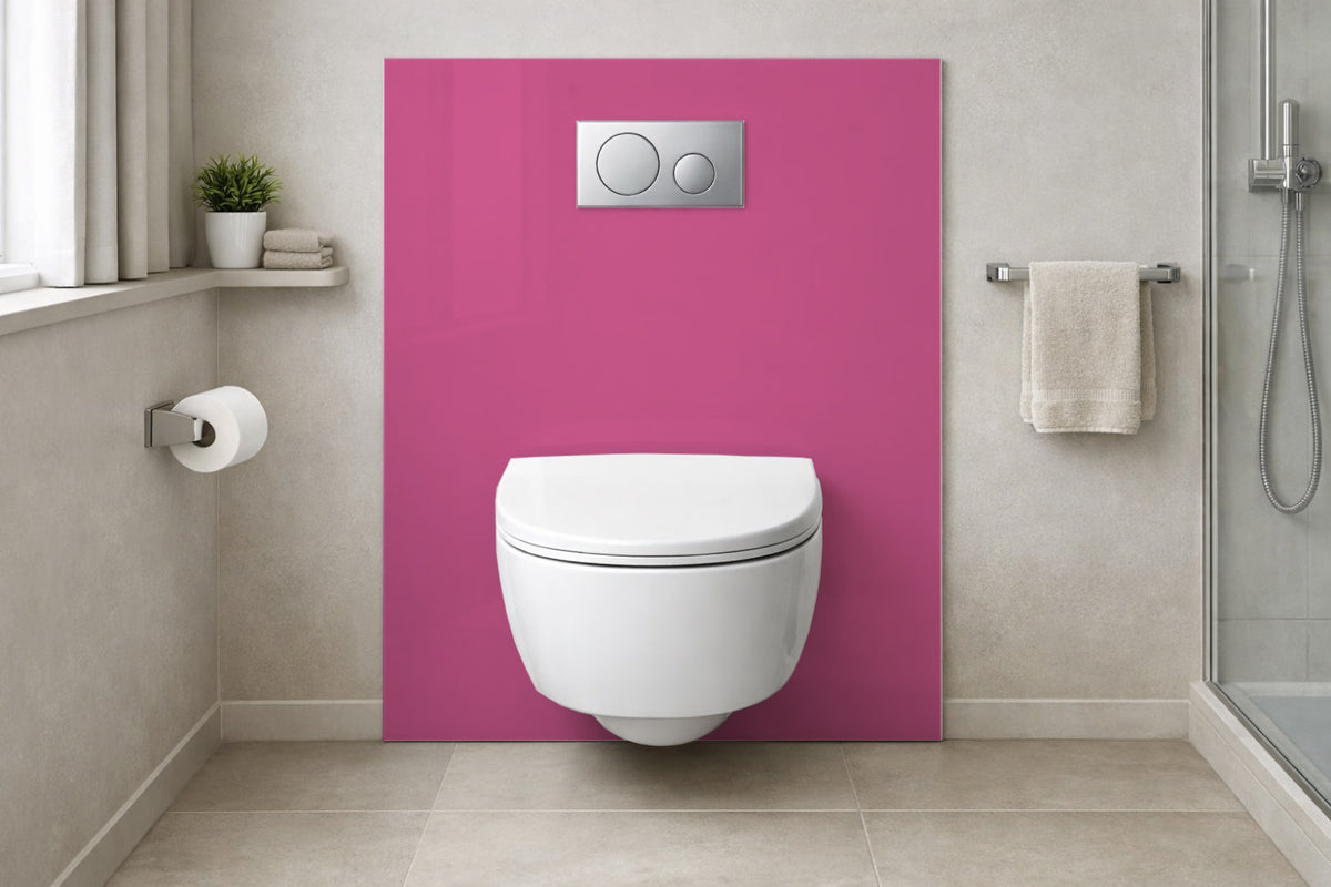 Toilettenrückwand Einfarbig RAL 4003 Erikaviolett