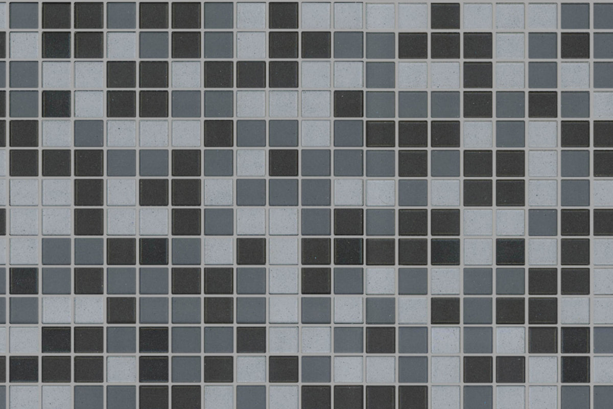 Toilettenrückwand Fliesenoptik