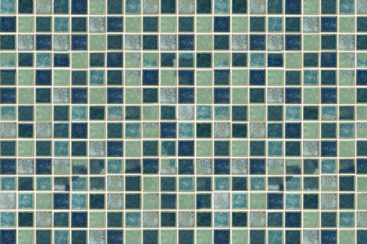 Toilettenrückwand Fliesenoptik