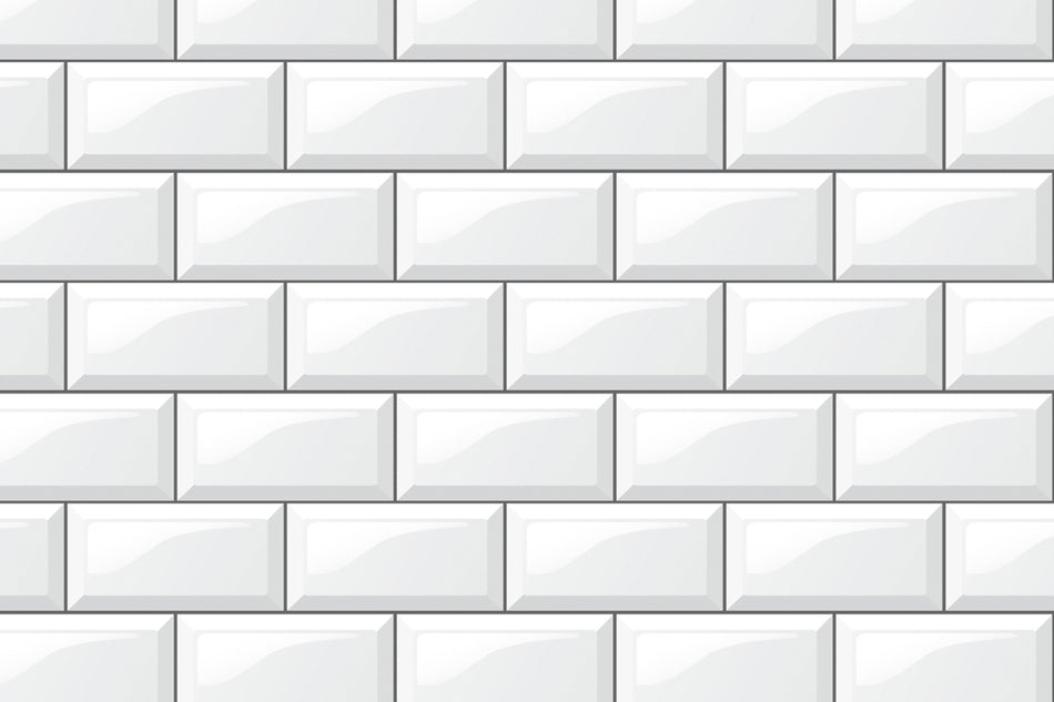 Toilettenrückwand Fliesenoptik