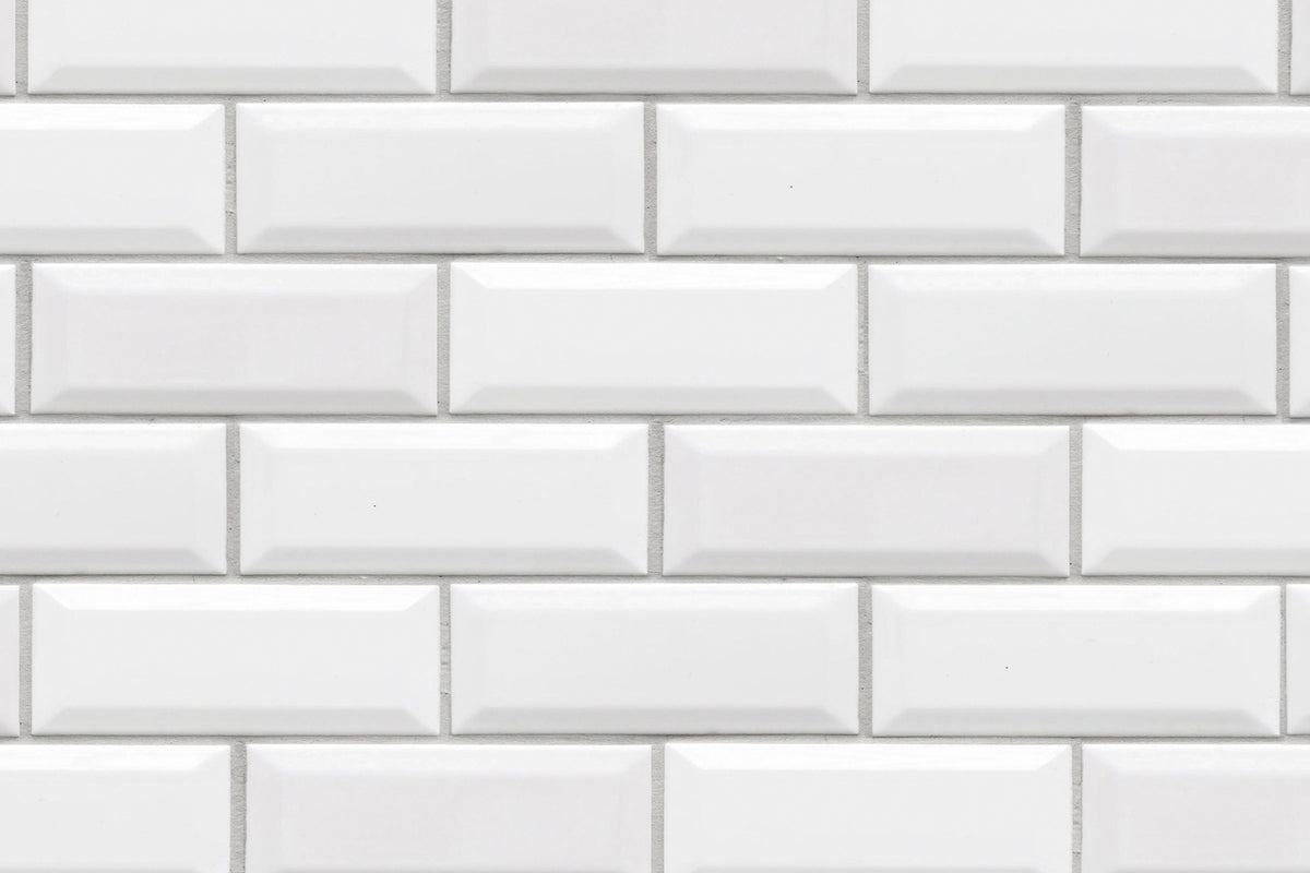 Toilettenrückwand Fliesenoptik