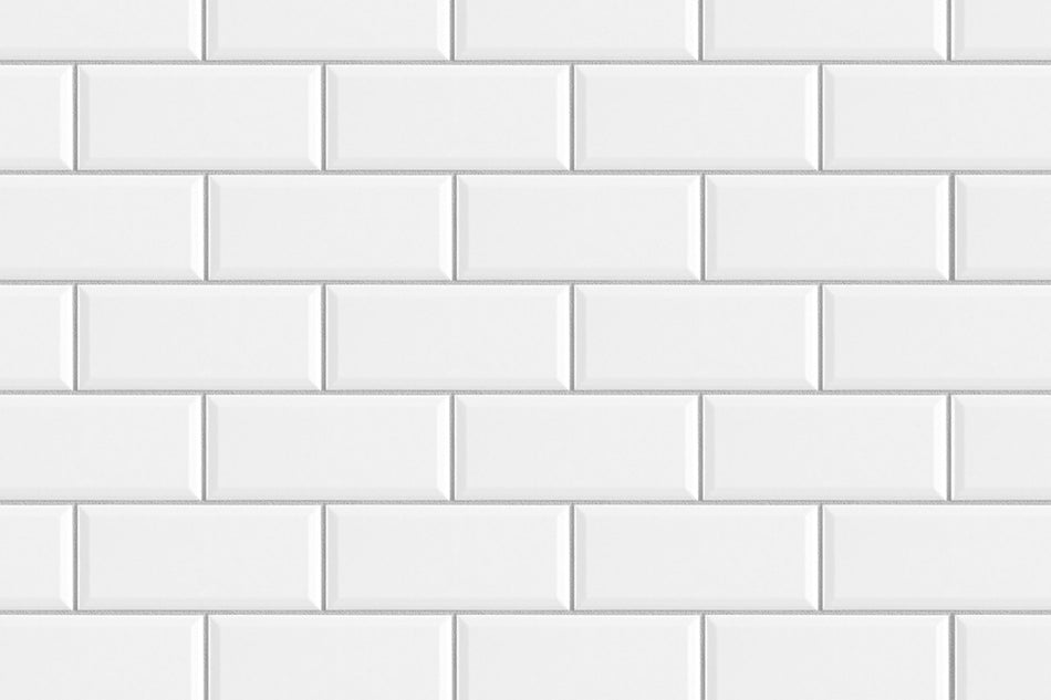 Toilettenrückwand Fliesenoptik