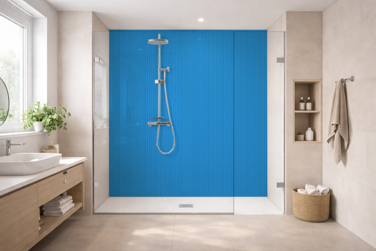 Toilettenrückwand Holzoptik