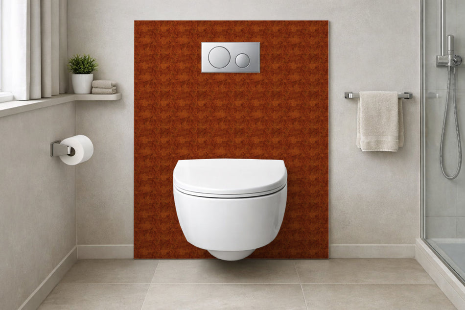Toilettenrückwand Holzoptik