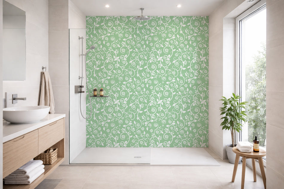 Toilettenrückwand Musteroptik