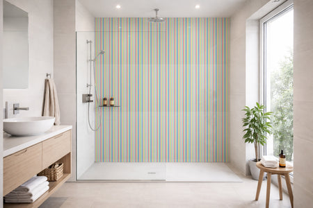 Toilettenrückwand Musteroptik