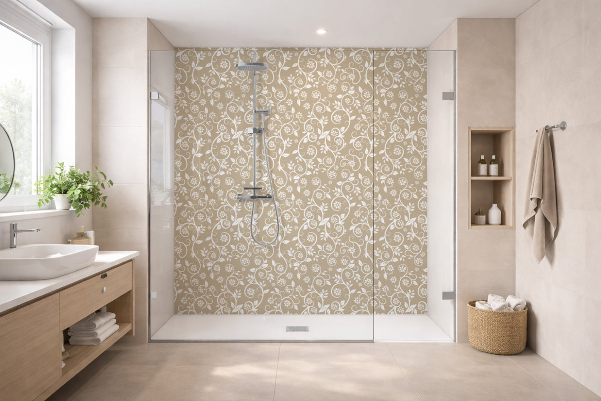 Toilettenrückwand Musteroptik