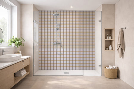 Toilettenrückwand Musteroptik