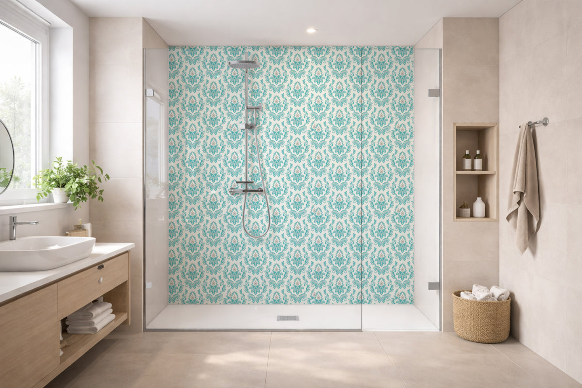 Toilettenrückwand Musteroptik