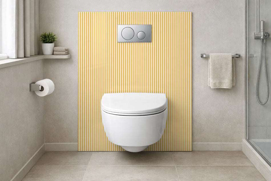 Toilettenrückwand Musteroptik