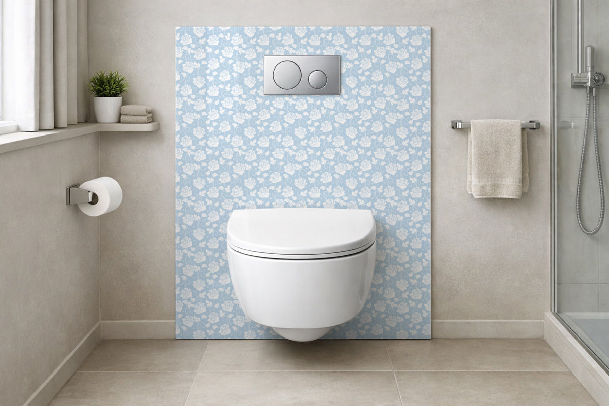 Toilettenrückwand Musteroptik