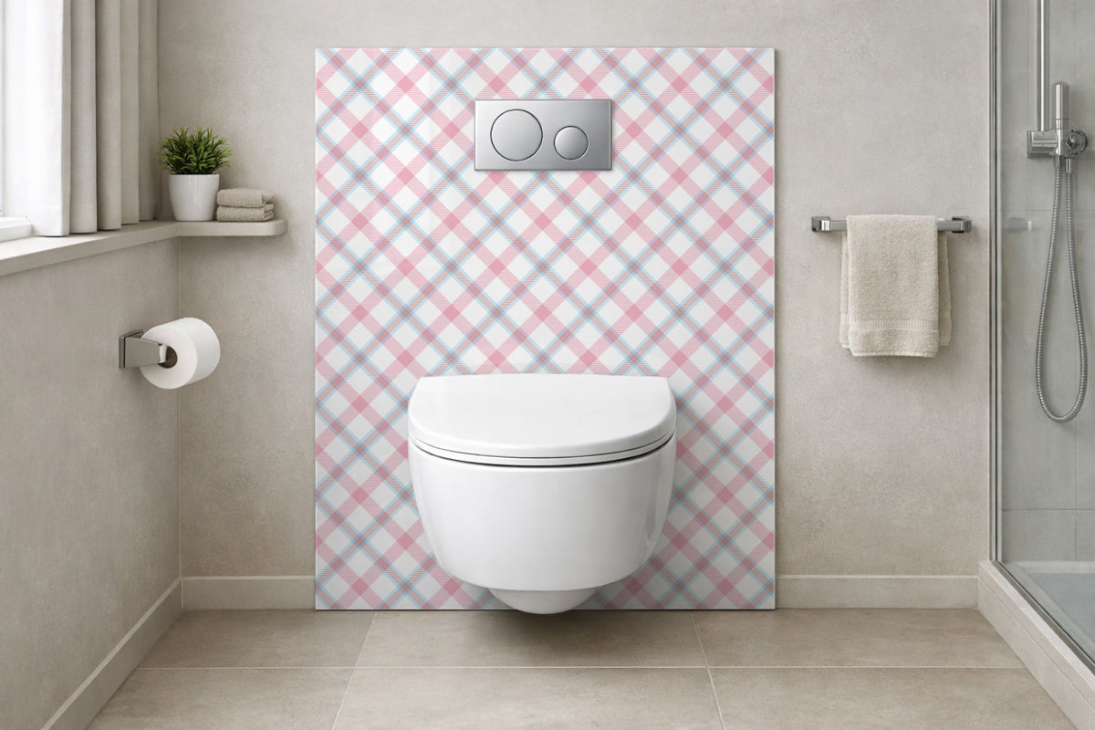 Toilettenrückwand Musteroptik