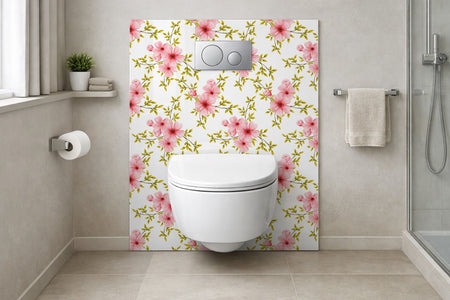Toilettenrückwand Musteroptik