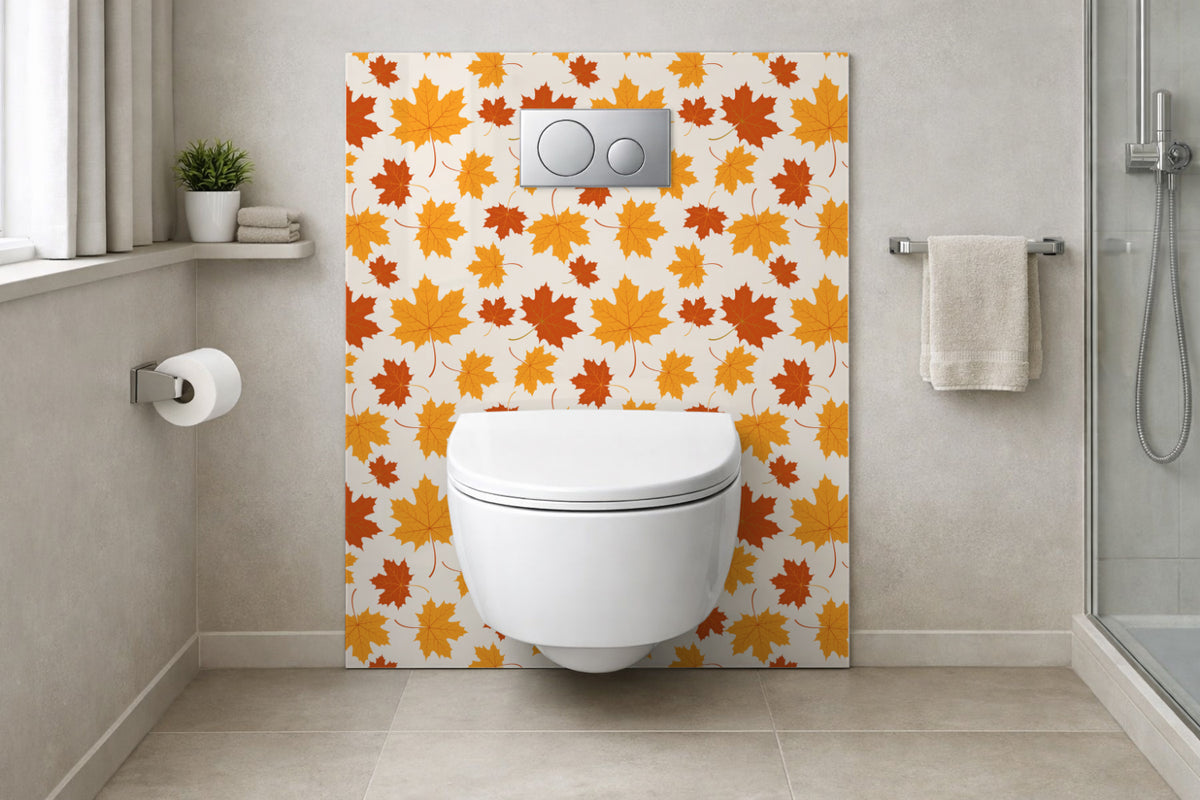 Toilettenrückwand Musteroptik