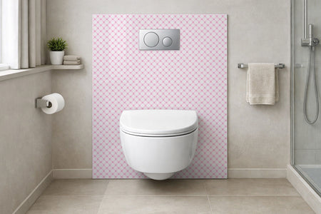 Toilettenrückwand Musteroptik