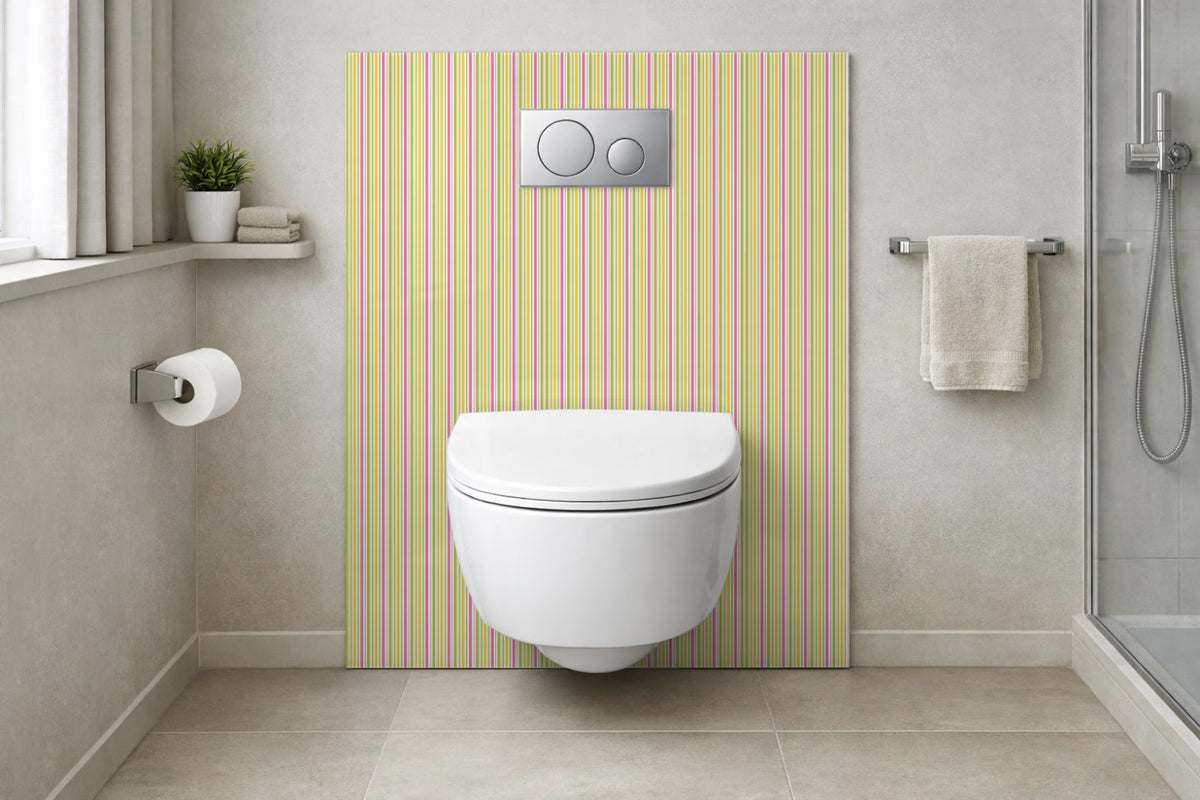 Toilettenrückwand Musteroptik