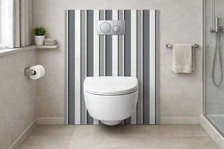 Toilettenrückwand Musteroptik