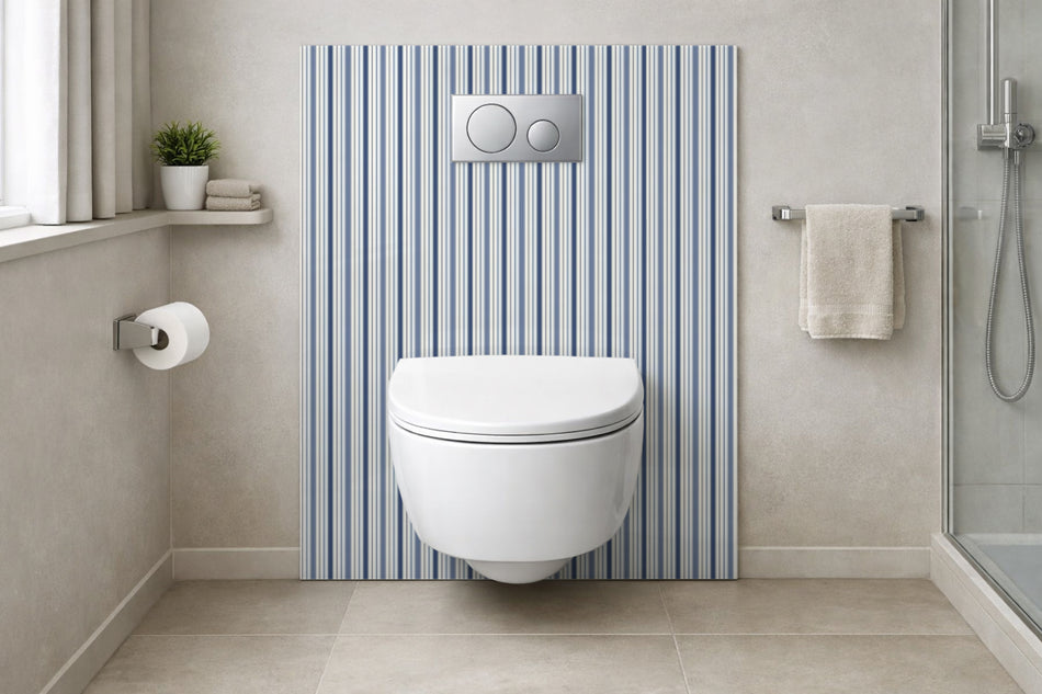 Toilettenrückwand Musteroptik