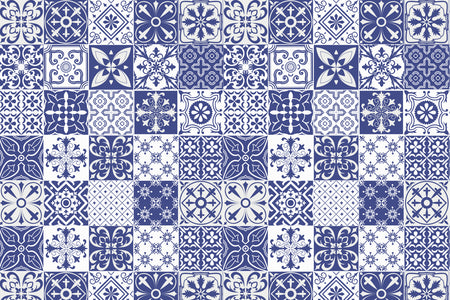Toilettenrückwand Patchwork
