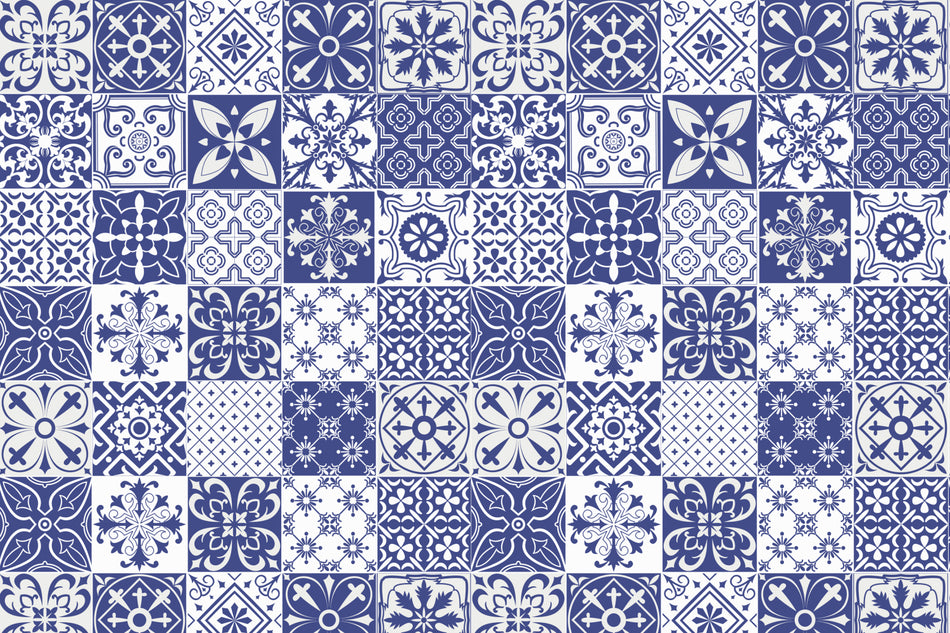 Toilettenrückwand Patchwork