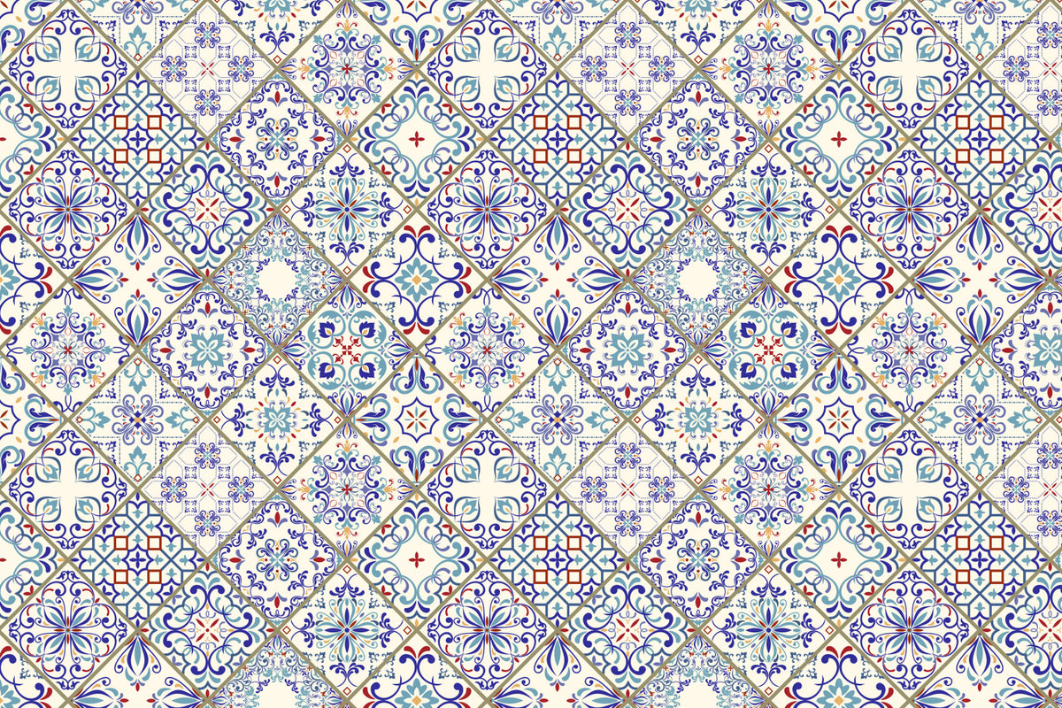 Toilettenrückwand Patchwork