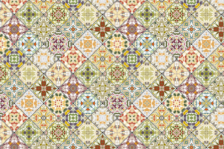 Toilettenrückwand Patchwork