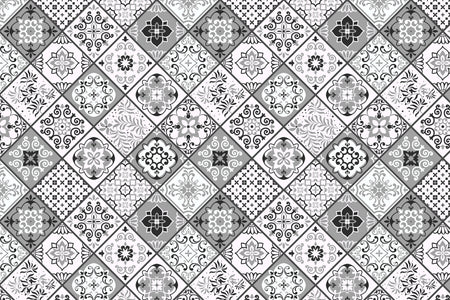 Toilettenrückwand Patchwork