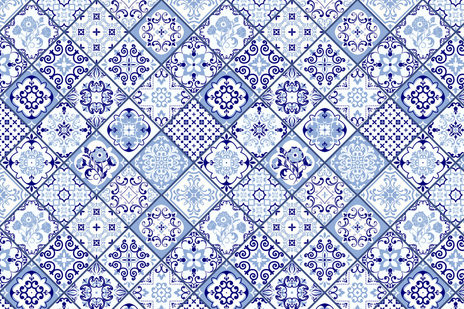 Toilettenrückwand Patchwork