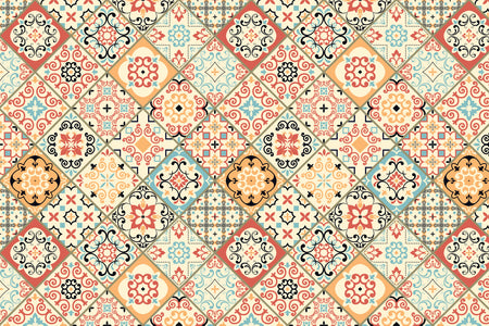 Toilettenrückwand Patchwork