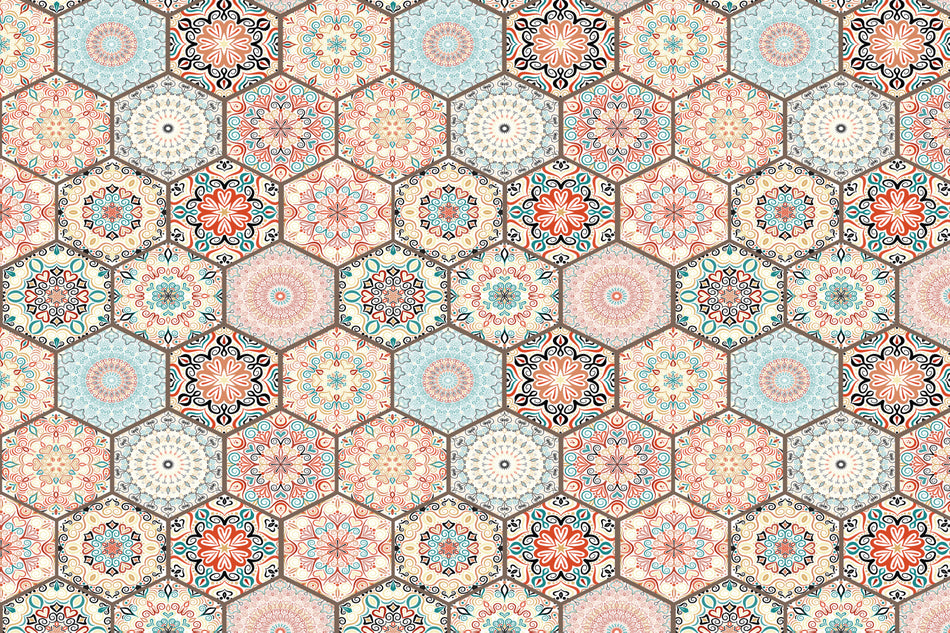 Toilettenrückwand Patchwork